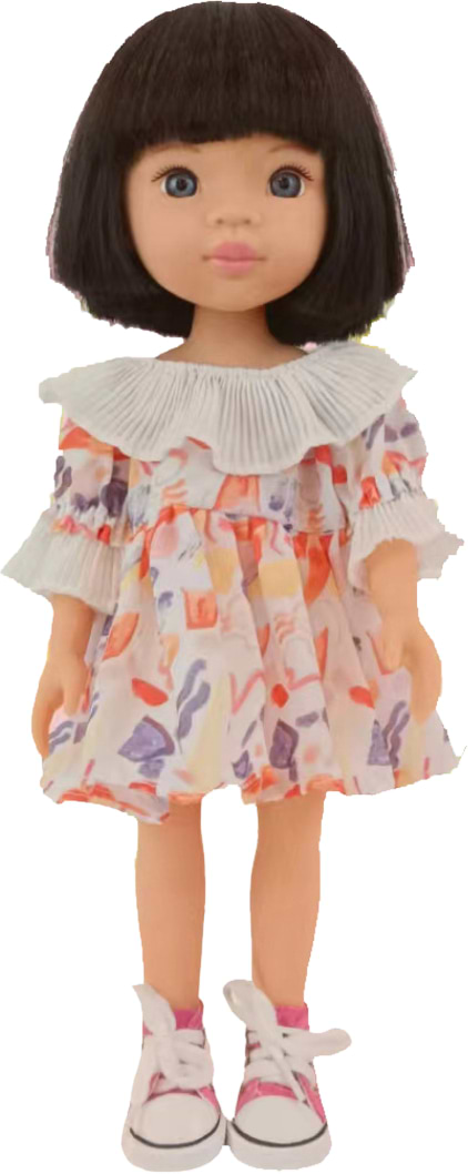 Кукла LS в платье и кедах 33 см (LS1301-12)