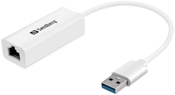 Фото - Переходник USB- RJ-45 Sandberg USB 3.0 Type A - Ethernet RJ45 (133-90)