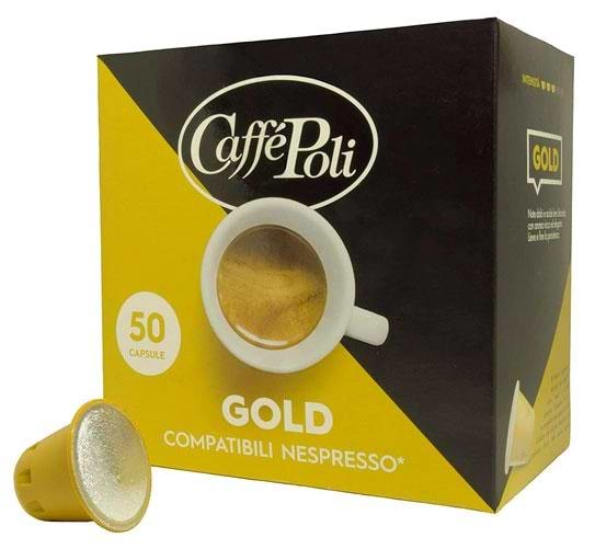 Кофе в капсулах Caffe Poli Nespresso Gold 50 шт.