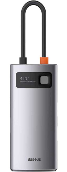 Фото - Док-станция Baseus USB3.1 USB Type C PD 100W/HDMI 4K 30 Hz/USB 3.2 Gen1/1хUSB 2.0 4in1 (CAHUB-CY0G)