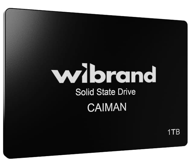 SSD-накопичувач внутрішній Wibrand Caiman 1TB 2.5" 7mm SATAIII Standard (WI2.5SSD/CA1TBST)