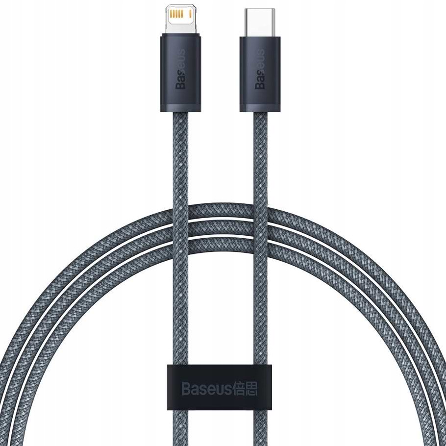 Кабель синхронізації даних Baseus Type-C to Lightning 20W 1m Gray (CALD000016)