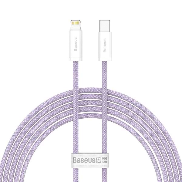 Фото - Кабель синхронізації даних Baseus Dynamic Series Fast Charging Data Cable Type-C to iP 20W 2m Purple (CALD000105)