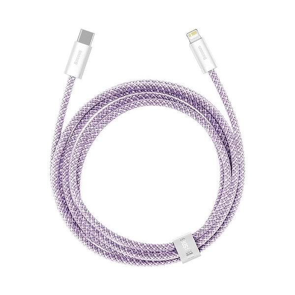 Фото - Кабель синхронізації даних Baseus Dynamic Series Fast Charging Data Cable Type-C to iP 20W 2m Purple (CALD000105)