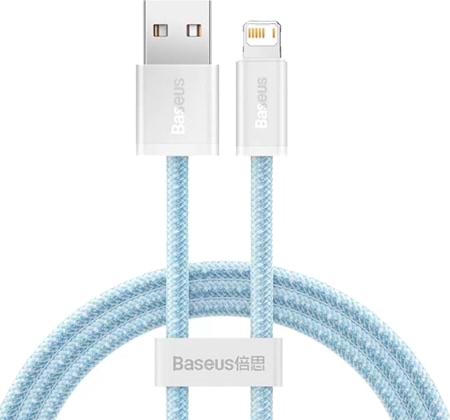 Фото - Кабель синхронізації даних Baseus Dynamic Series Fast Charging Data Cable USB to iP 2.4A 1m Blue (CALD000403)