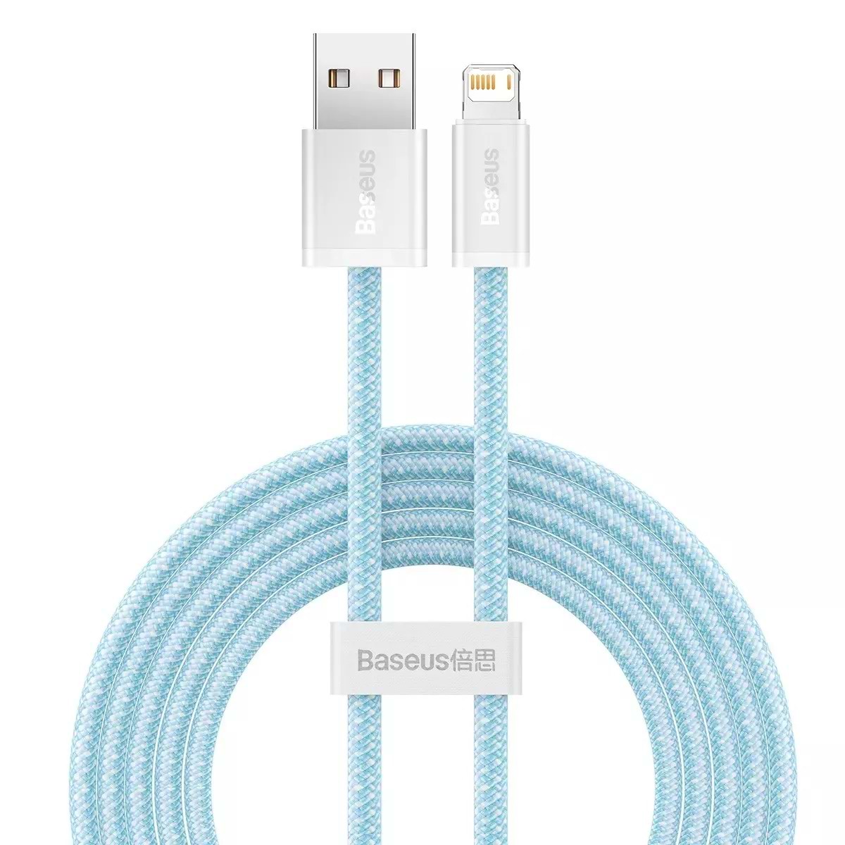 Кабель Baseus Dynamic Series Fast Charging Data Cable USB to iP 2.4A 2m Blue (CALD000503)