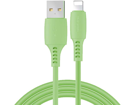 Кабель Baseus Colourful Cable USB for iP 2.4A 1.2 m Green (CALDC-06)