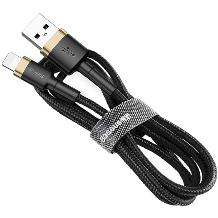 Кабель Baseus Cafule Cable USB for iP 2A 3 m Gold/Black (CALKLF-RV1)