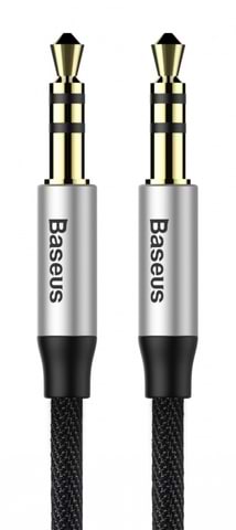 Фото - Кабель 3.5 мм -3.5 мм Baseus Jack 3.5mm Yiven Audio Cable M30 M/M 1m Silver/Black (CAM30-BS1)