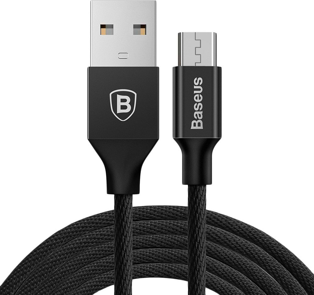 Кабель Baseus Yiven USB Micro 1.5m Black (CAMYW-B01)
