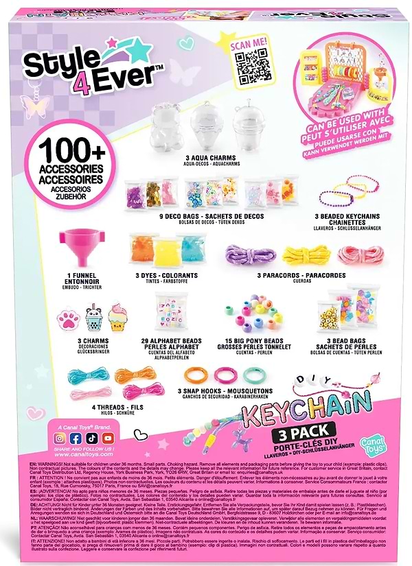 Фото - Набор для изготовления украшений Canal Toys Style 4 Ever Мастерская брелков (OFG367)