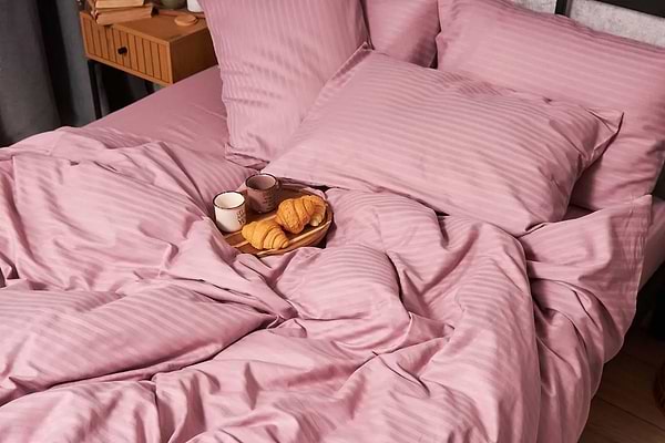 Фото - Пододеяльник двуспальный евро Moon&Star Satin Stripe Stripe Candy King Size 220x240 см (MS-870000449)