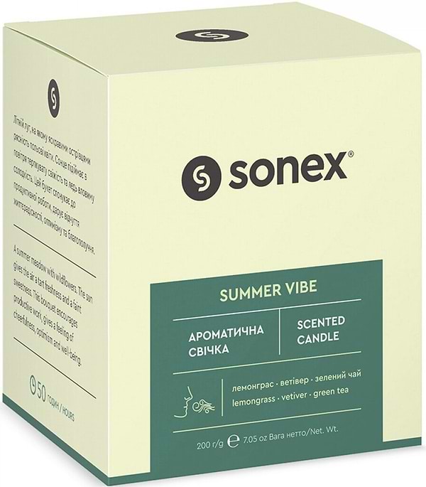 Фото - Свічка скло Sonex Summer Vibe (SO102485)