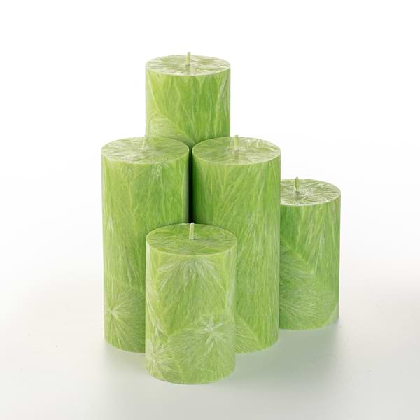 Фото - Свеча декоративная CandlesBio цилиндр 70/150 мм Лайм (WP02 70/150)