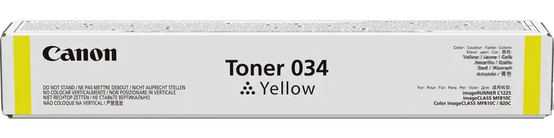 Картридж-тонер Canon для iRC1225/1225iF C-EXV034 toner yellow (9451B001AA)