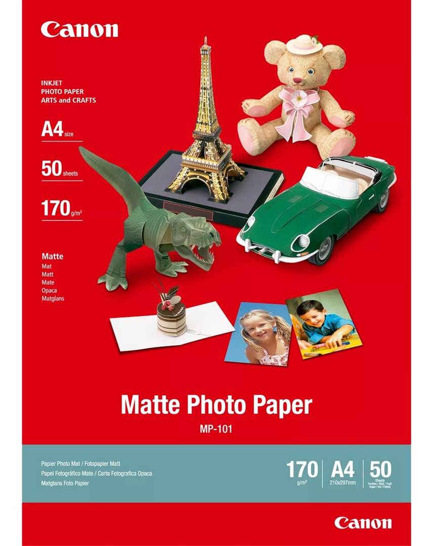 Фотобумага А4 Canon A4, 50 л. 170 гр Photo PAPER MP101A (7981A005)