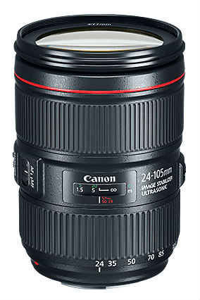 Об'єктив до фотокамери Canon EF 24-105mm f/4L II IS USM (1380C005) - Фото 1