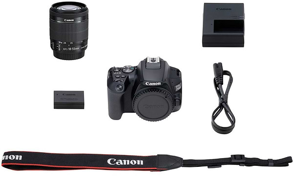 Фото - Фотокамера зеркальная Canon EOS 250D kit 18-55 IS STM Black (3454C007)