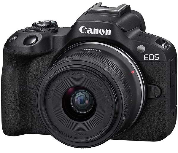 Фото - Фотокамера бездзеркальна Canon EOS R50+RF-S 18-45 IS STM Black (5811C033)
