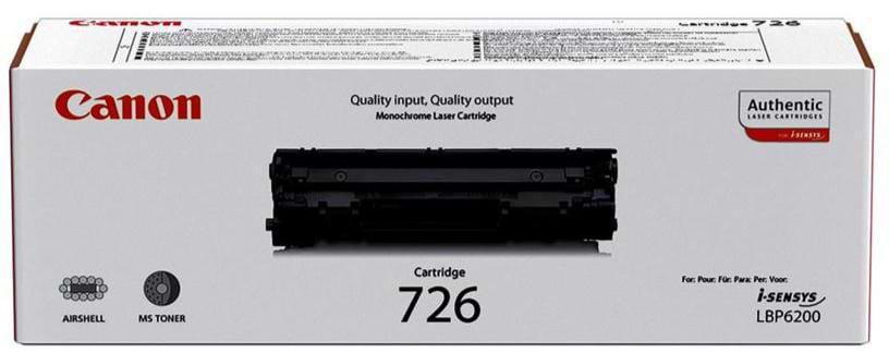 Картридж для лазерных принтеров/МФУ Canon LBP6200, (2.1К) Cartridge 726 (3483B002AA) - Фото 1