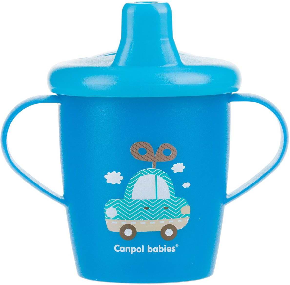 Чашка-непроливайка дитяча Canpol babies Toys синій, 250 мл. (31/200_blu)