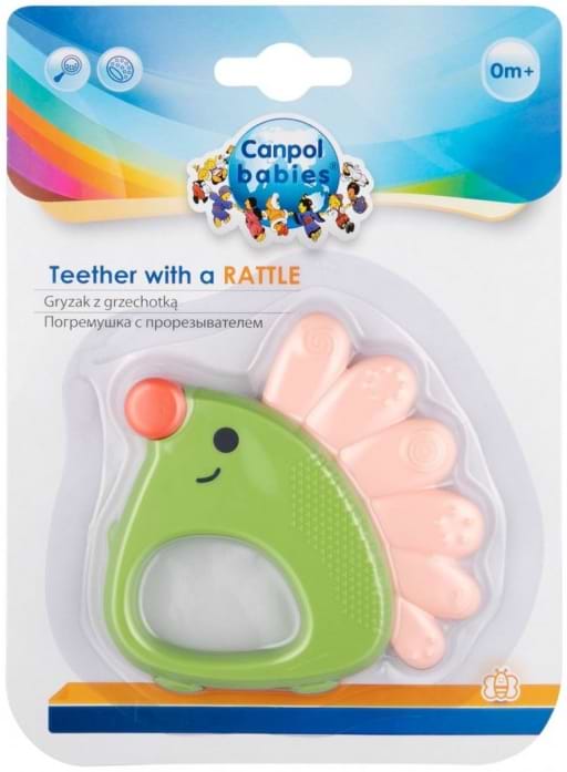 Фото - Прорезыватель Canpol babies Погремушка Ежик (5/201)