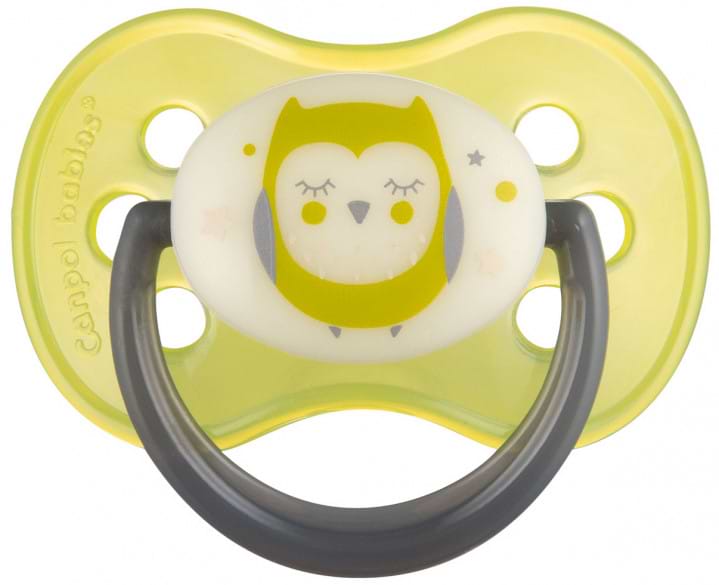 Круглая пустышка Canpol babies NIGHT DREAMS латексная 0-6 мес., 1 шт. (22/642)