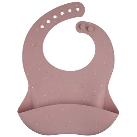 Слюнявчик Canpol babies DOTS - розовый (51/029_pin)