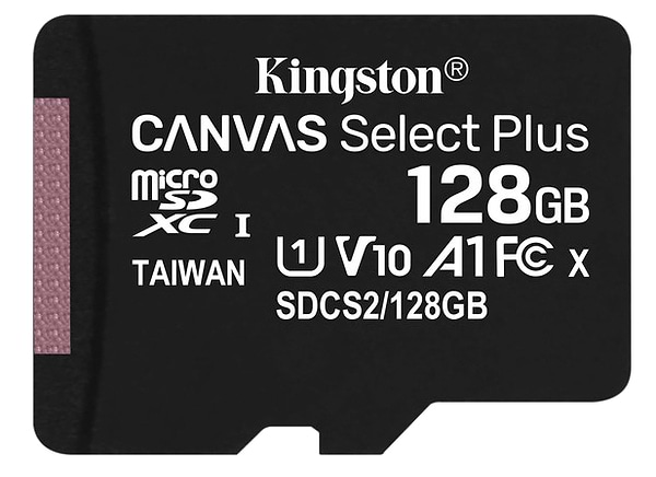 Фото - Карта памяти Kingston microSDXC 128GB Canvas Select Plus 100R A1 C10 (SDCS2/128GBSP)