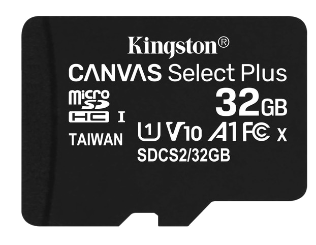 Карта пам'яті Kingston microSDHC 32GB Canvas Select Plus 100R A1 C10 (SDCS2/32GBSP)