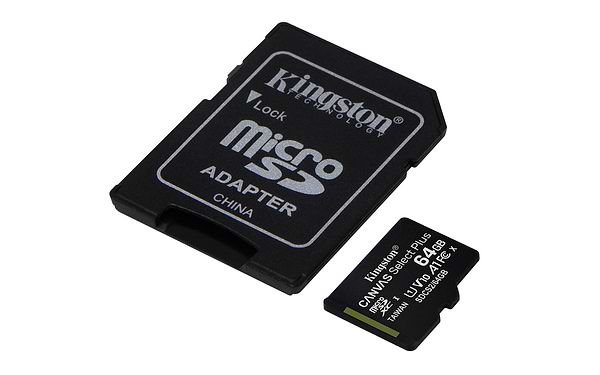 Фото - Карта памяти Kingston microSDXC 64Gb Canvas Select+ A1 + adapter (SDCS2/64GB)