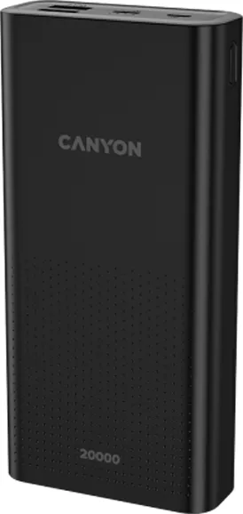 Фото - Батарея мобільна Canyon 20000mAh Black (CNE-CPB2001B)
