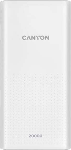 Фото - Батарея мобільна Canyon 20000mAh White (CNE-CPB2001W)