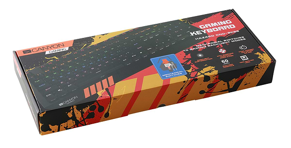 Фото - Клавиатура проводная игровая Canyon CND-SKB6-RU