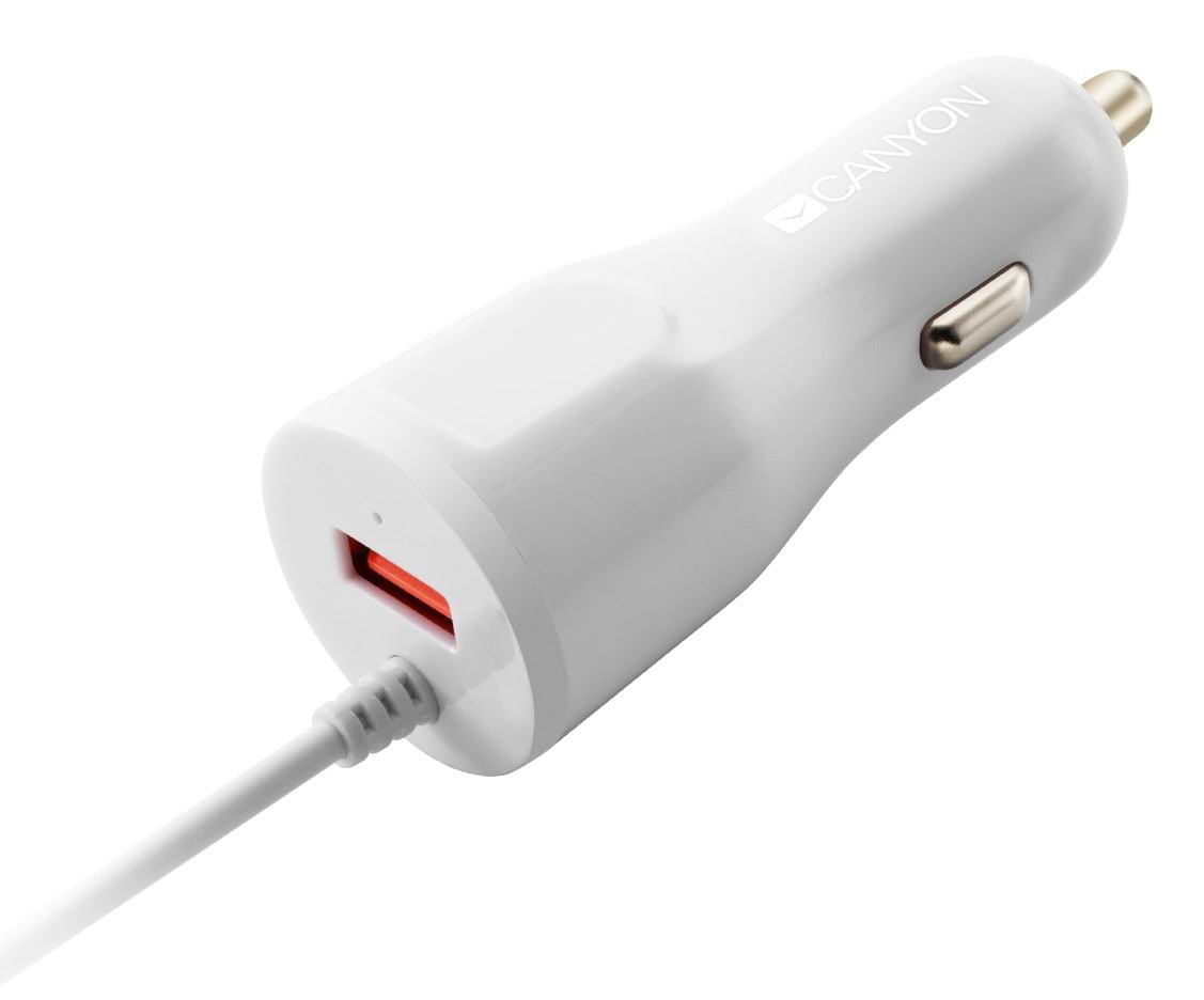 Автомобильное зарядное устройство Canyon CNE-CCA033W