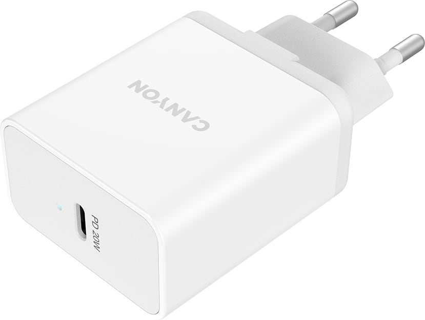 Мережевий зарядний пристрій Canyon CNE-CHA20W