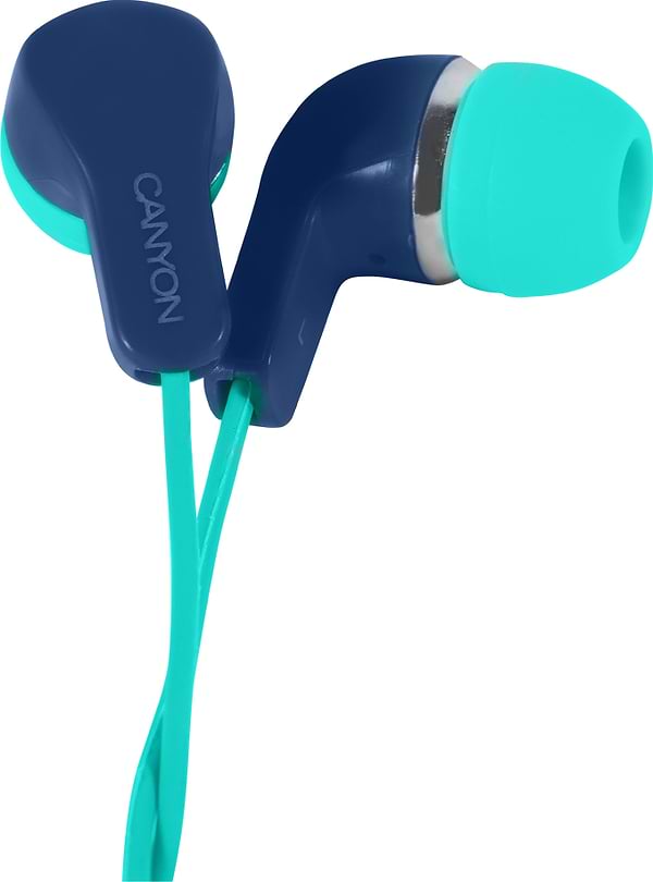 Фото - Наушники вкладыши Canyon CNS-CEPM02GBL Green-Blue
