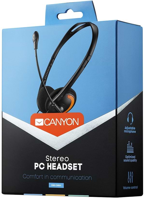 Фото - Гарнитура проводная Canyon CNS-CHS01BO