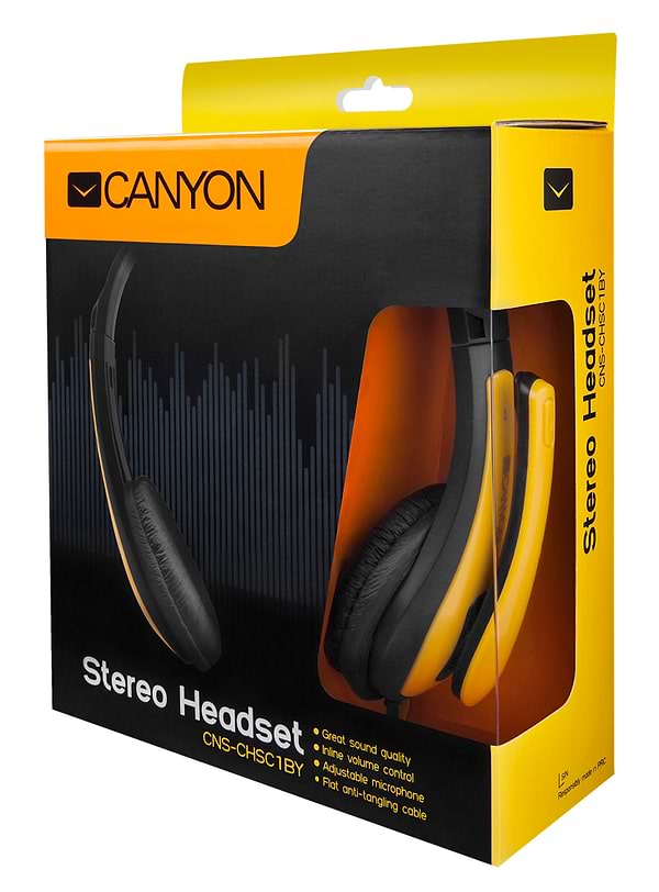 Фото - Гарнитура проводная Canyon CNS-CHSC1BY