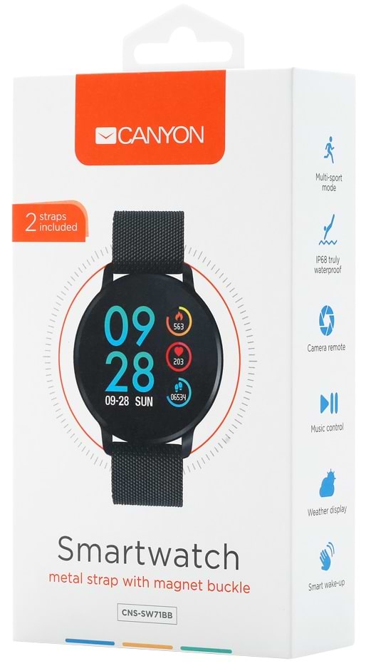 Фото - Смарт-часы Canyon CNS-SW71BB