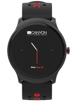 Фото - Смарт-годинник Canyon Oregano Black/Red (CNS-SW81BR)