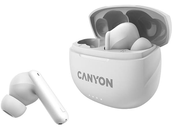 Фото - Уцінка - Навушники вкладиші бездротові TWS Canyon TWS-8 (CNS-TWS8W) White