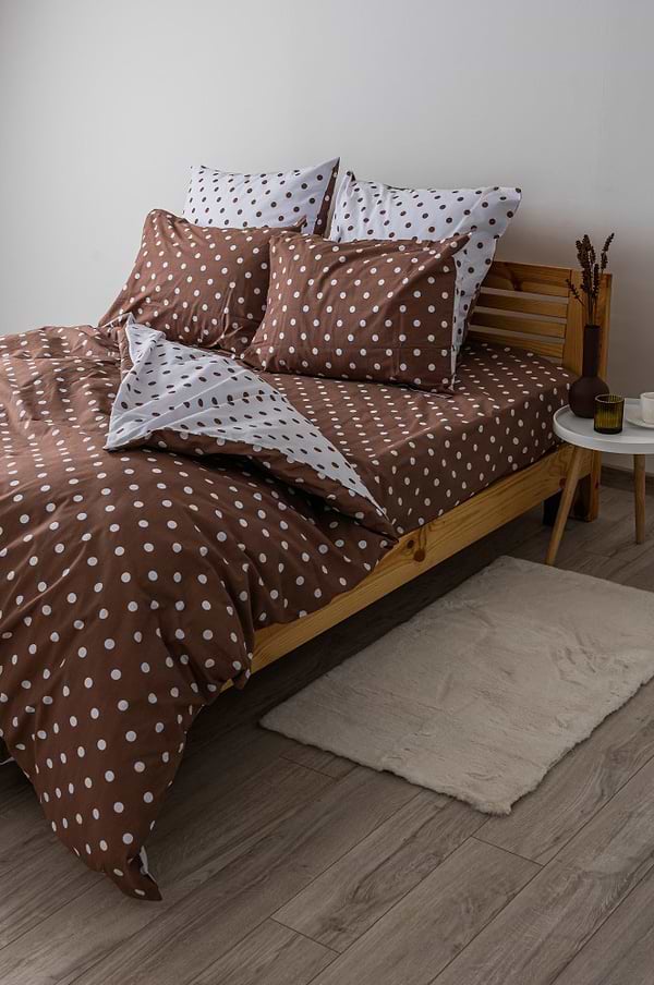 Фото - Комплект постельного белья ТЕП Happy Sleep Cappuccino Dots (2-03794_25127)