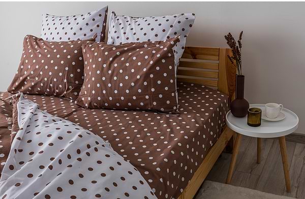 Фото - Комплект постільної білизни ТЕП Happy Sleep Cappuccino Dots (2-03797_25131)