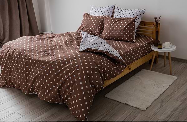 Фото - Комплект постільної білизни ТЕП Happy Sleep Cappuccino Dots (2-03797_25131)