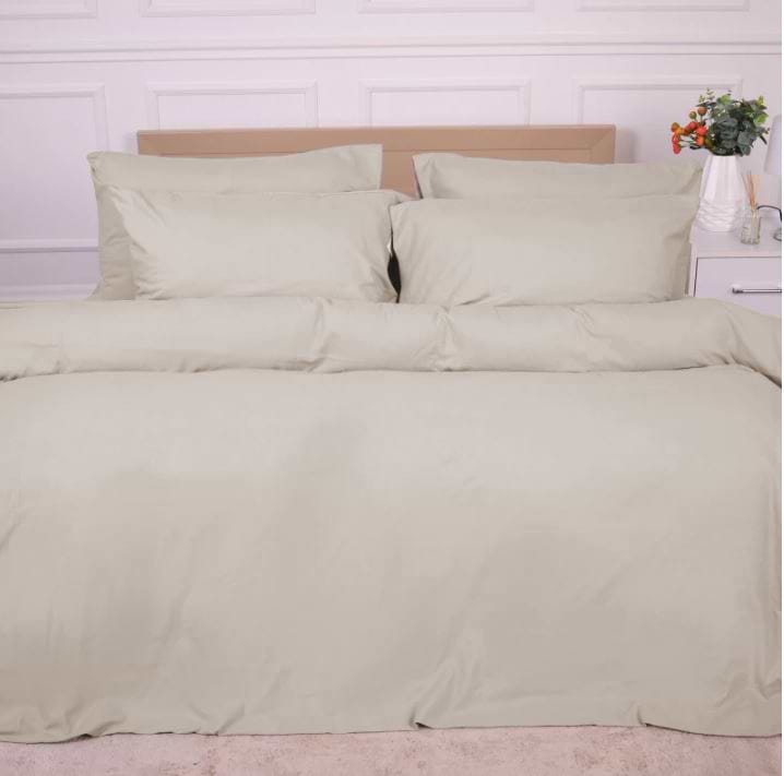 Простирадло двоспальне MirSon Фланель 004 Cappuchino 180x190 см (2200009649530)