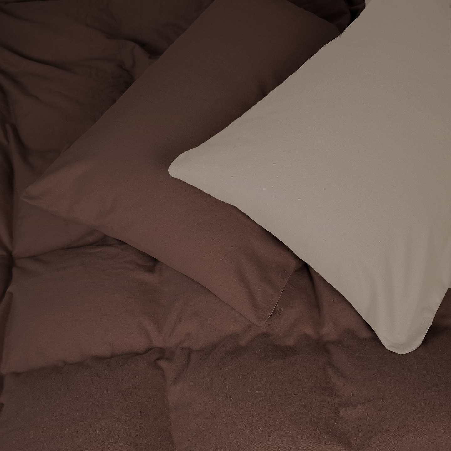 Наволочка MirSon Фланель 004-003 Cappuchino/Brown 70х70 см (2200009658099)