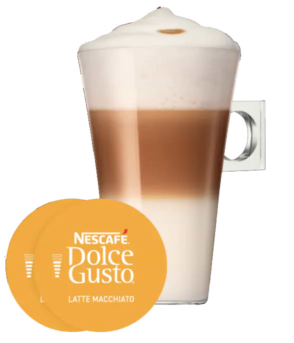 Фото - Кава у капсулах Nescafe DOLCE GUSTO Latte Macchiato 16 шт. 183,2г