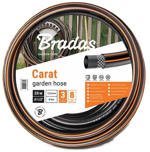 Фото - Шланг поливочний BRADAS Carat 1" 25 м (WFC125)