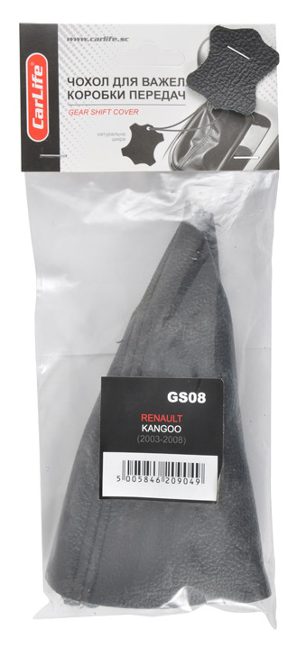Чехол на рычаг CarLife Renault Kangoo 1998-2008 (GS 08)